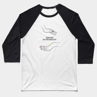 Smash Patriarchy Baseball T-Shirt